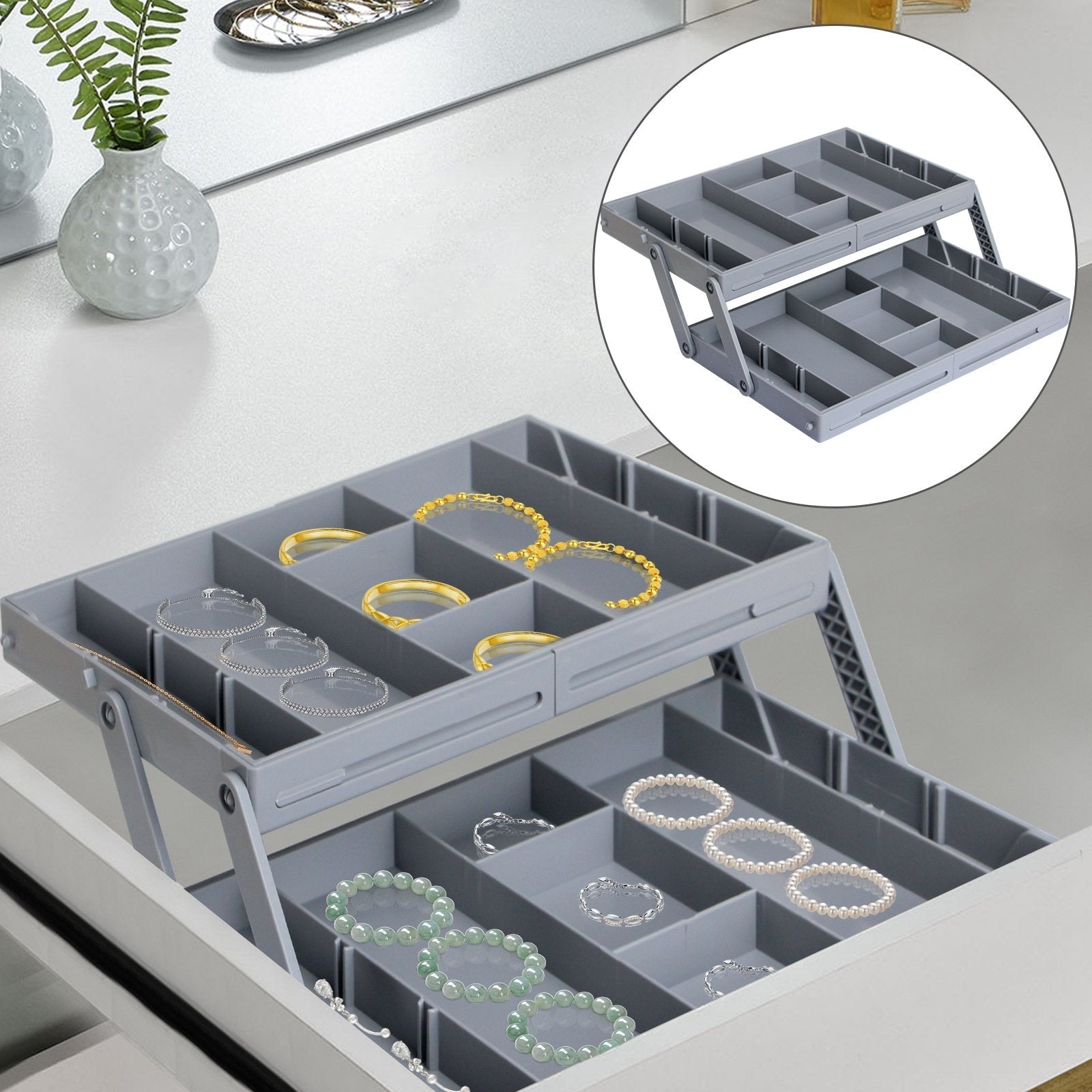 Smart Drawer - Adjustable 3-Tier Organize