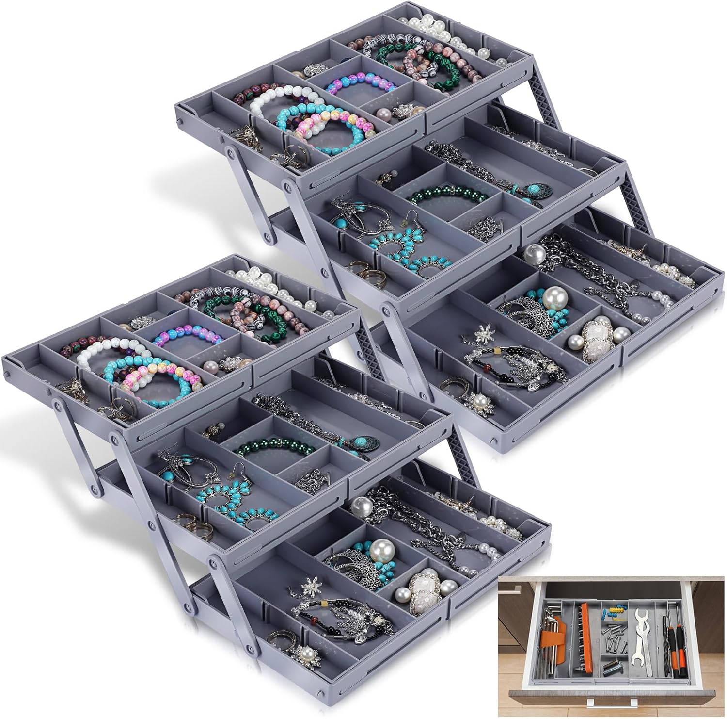 Smart Drawer - Adjustable 3-Tier Organize