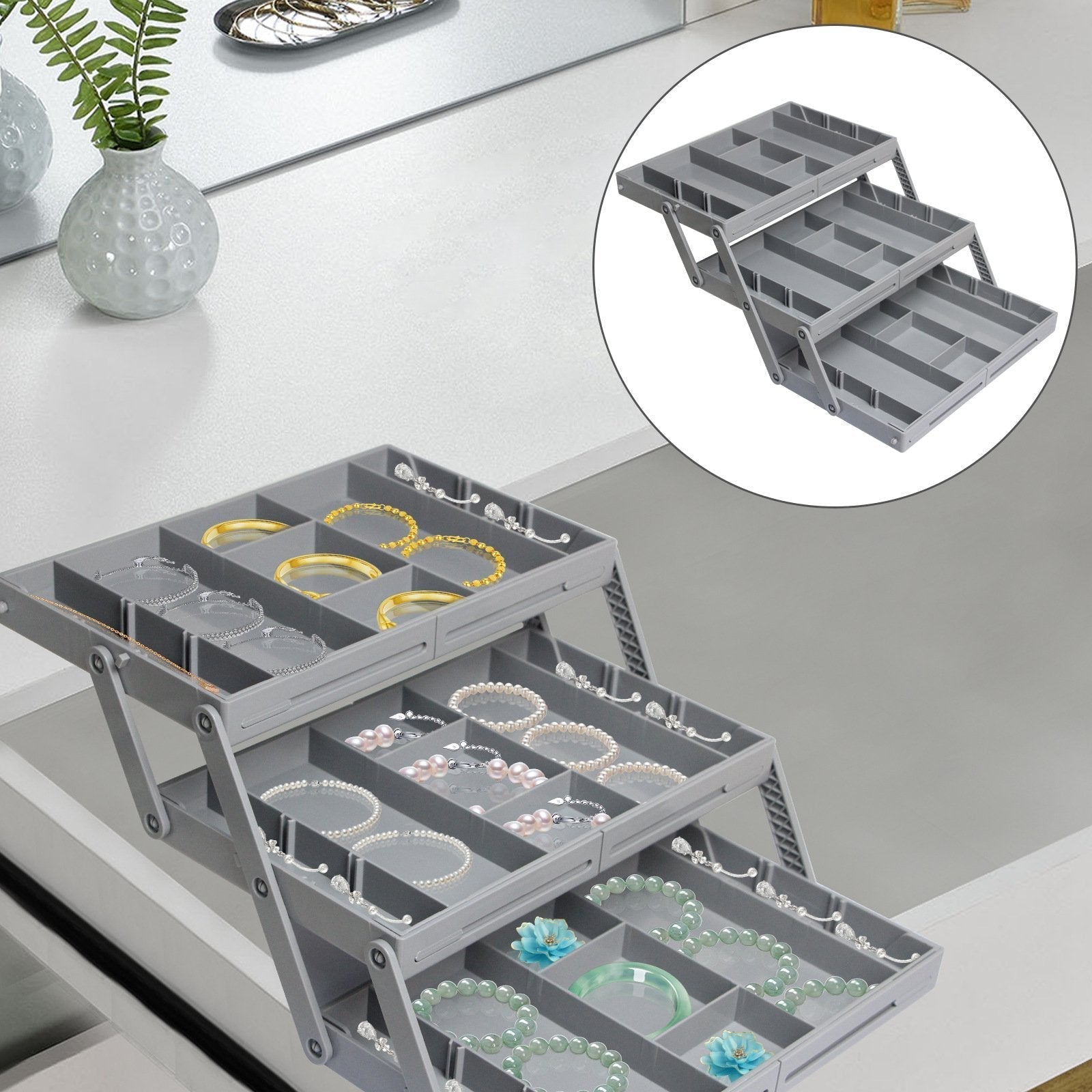 Smart Drawer - Adjustable 3-Tier Organize
