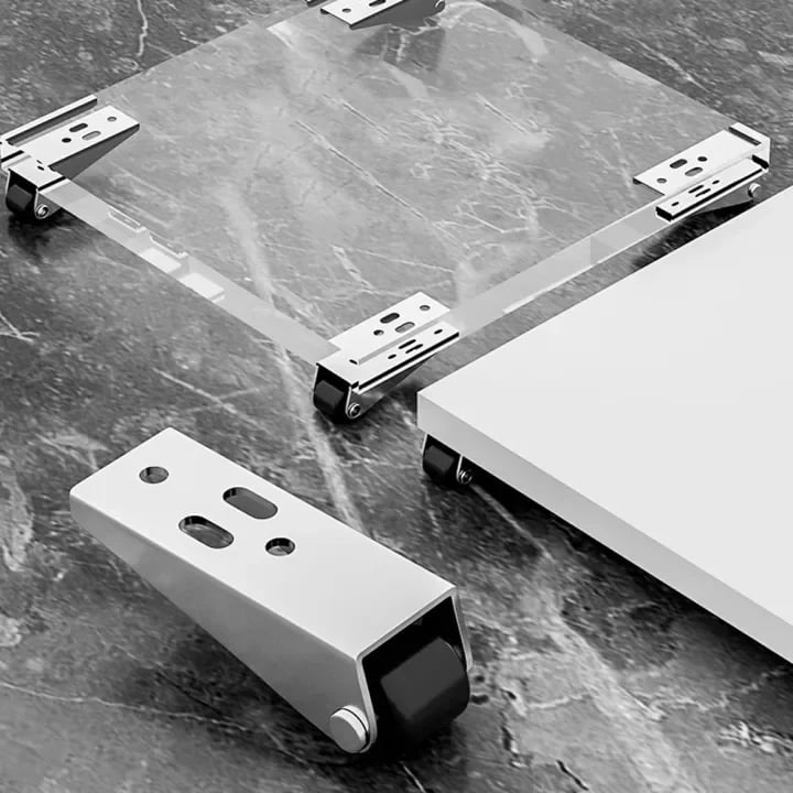 MoveGlide - Soft rubber furniture casters (4 pieces)