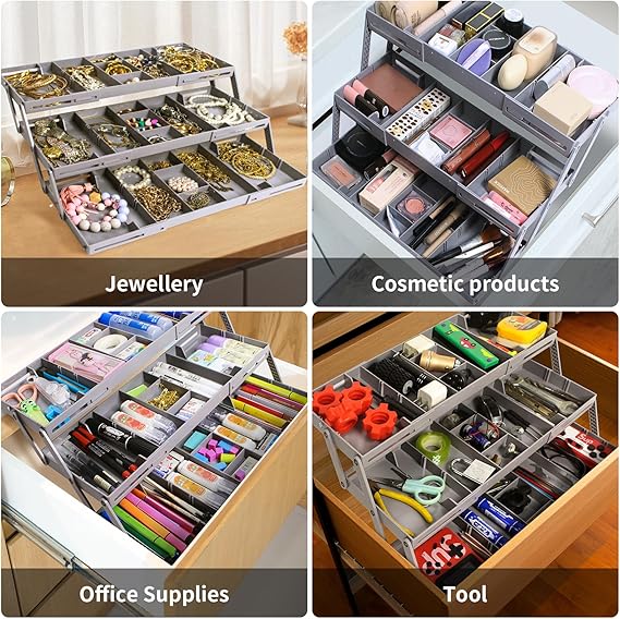 Smart Drawer - Adjustable 3-Tier Organize