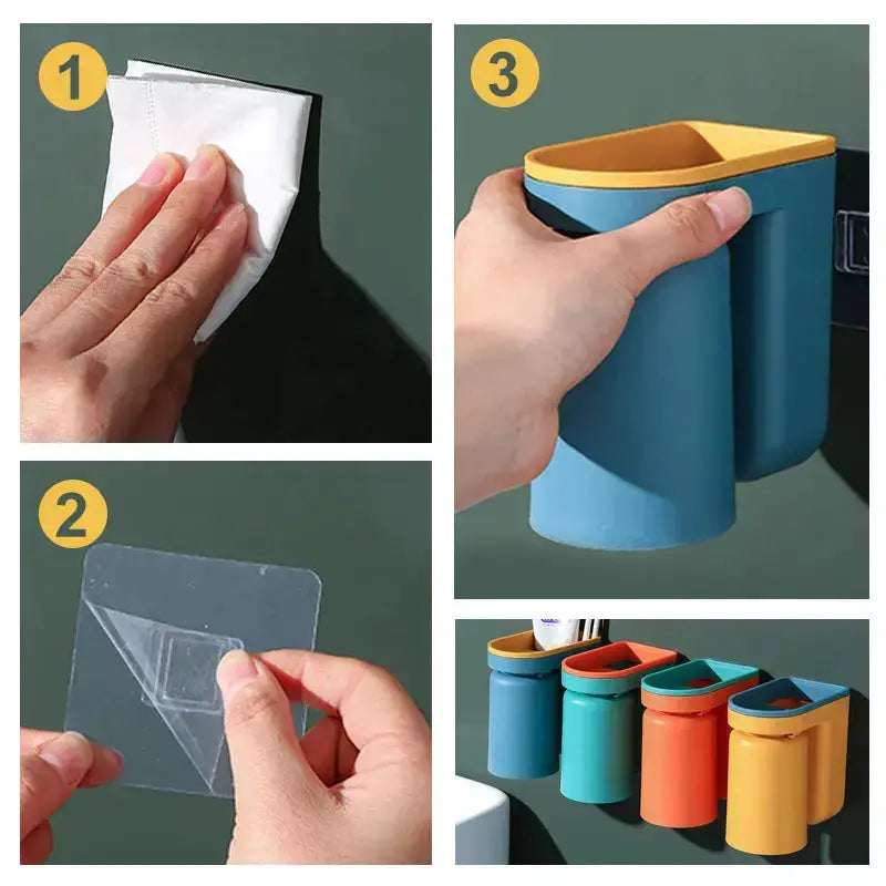 MagHold – The self-adhesive toothbrush holder