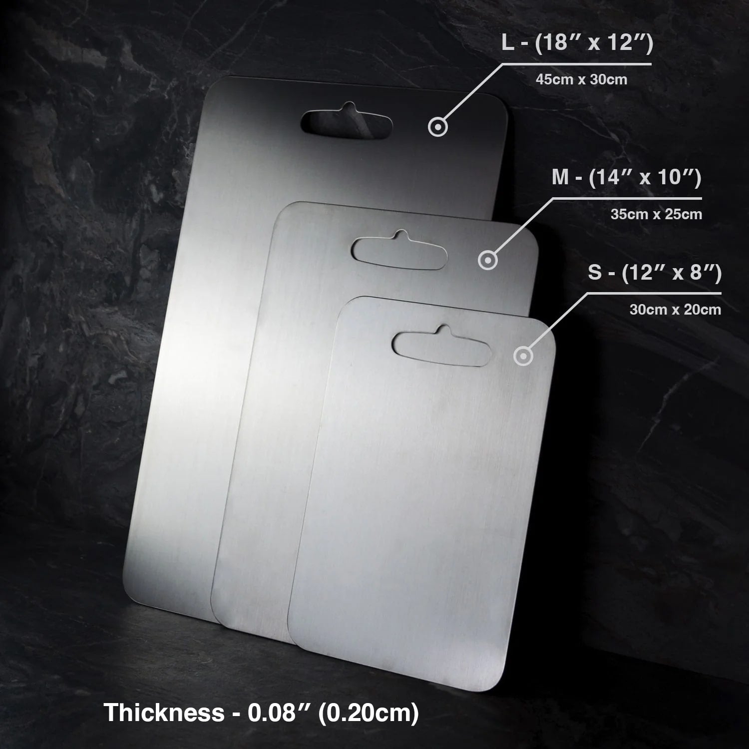Titan -  Stainless Steel Cutting Board